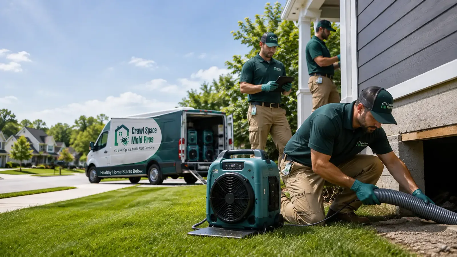 Crawl Space Mold Removal in Holliston, MA